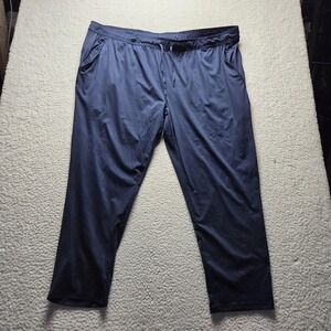 Xersion Pants Mens 4XL Blue EverUltra-Lite Track Slim Fit Elastic Waist Jogger